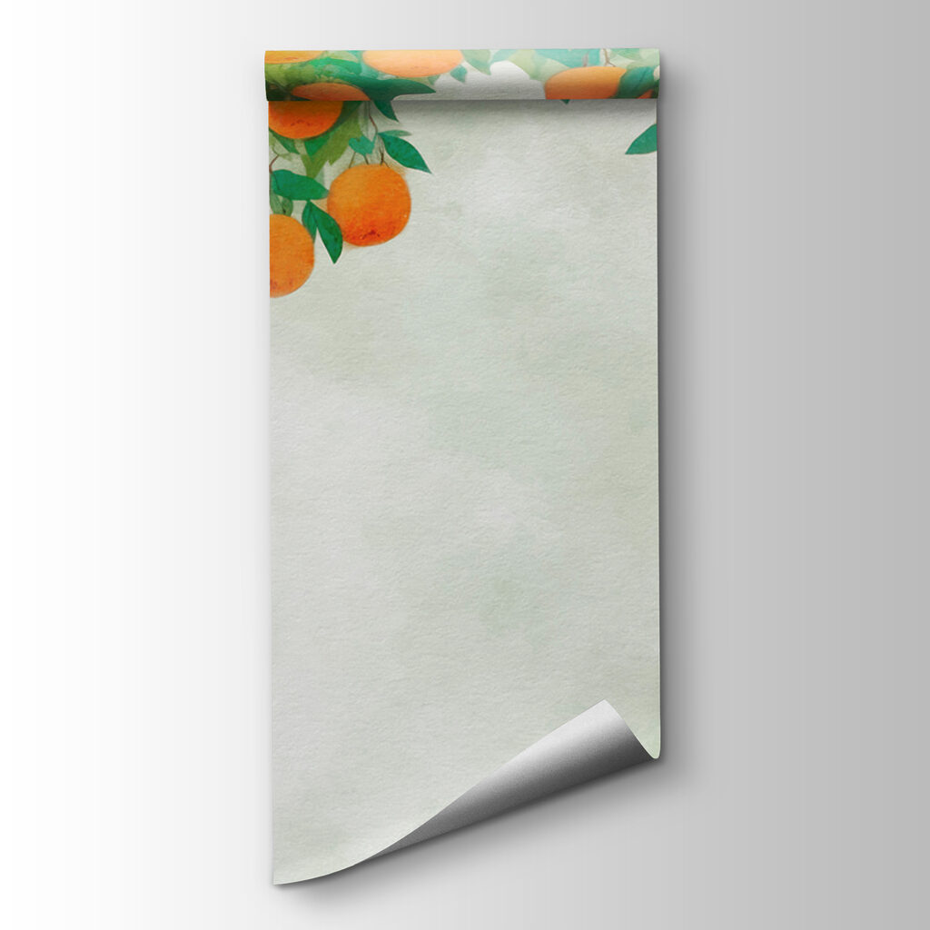 Oranges on a tree branch