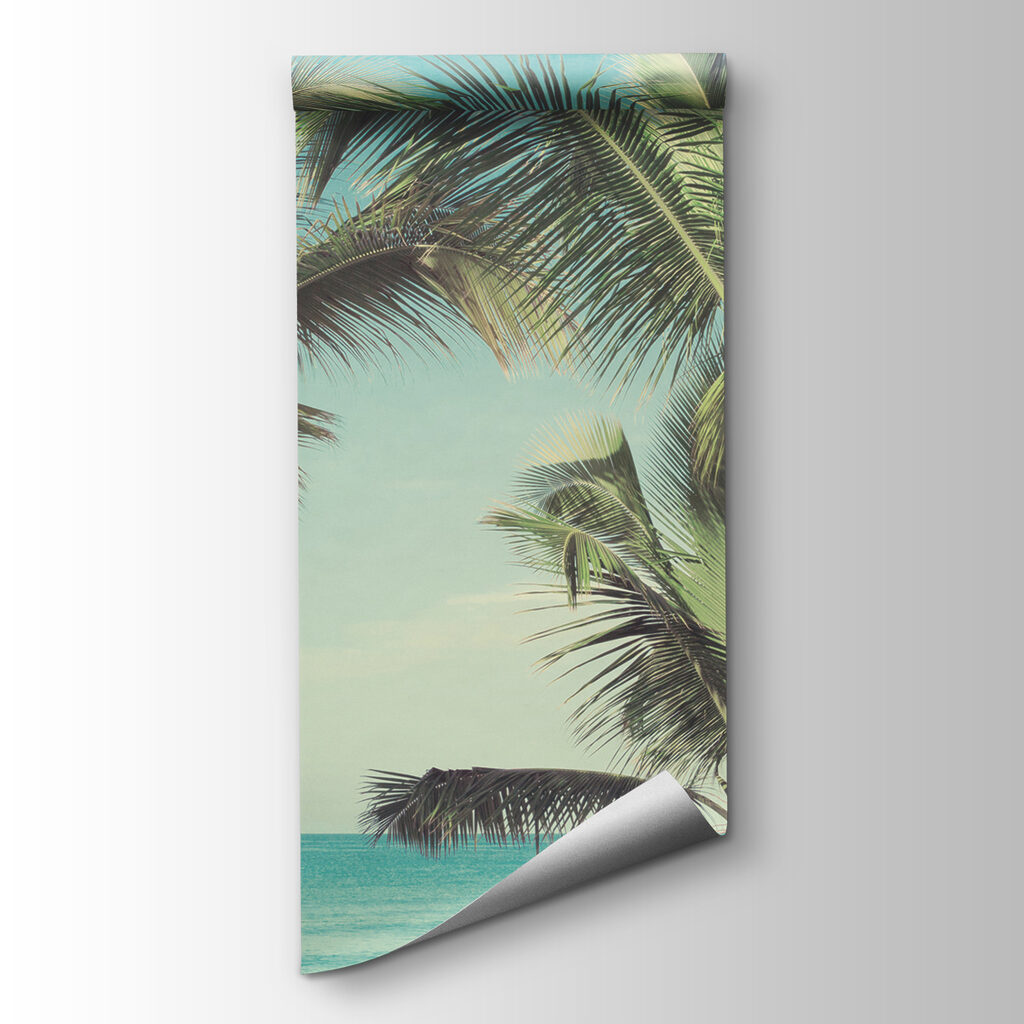 Palm trees on a beach