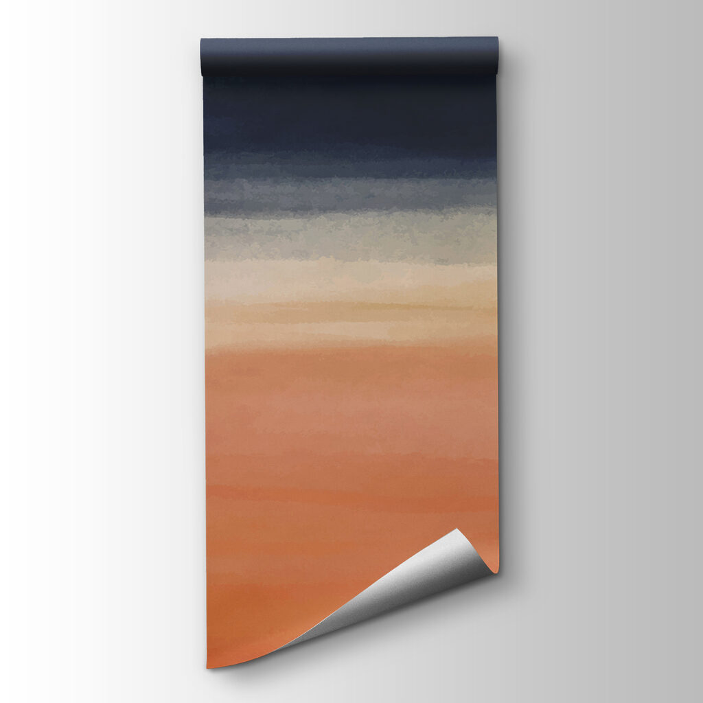 A blue and orange gradient