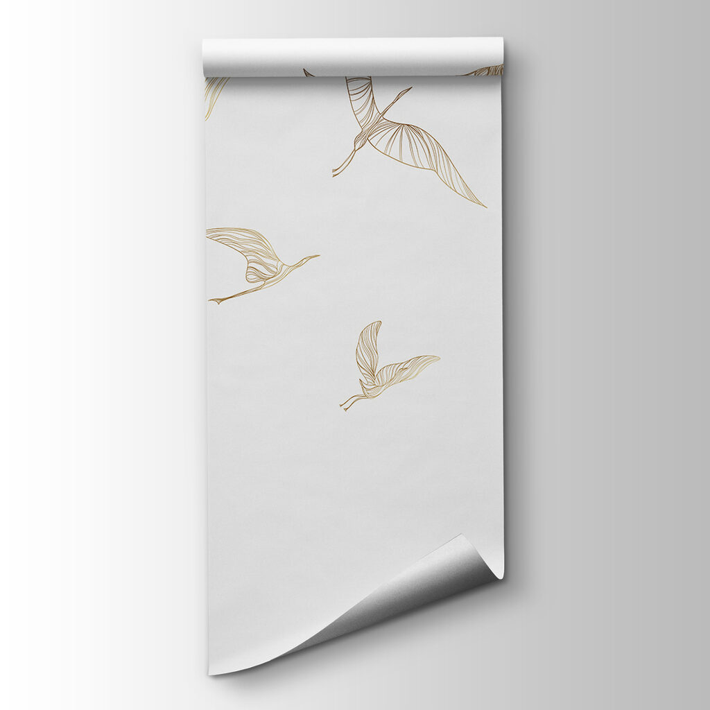 A group of birds flying