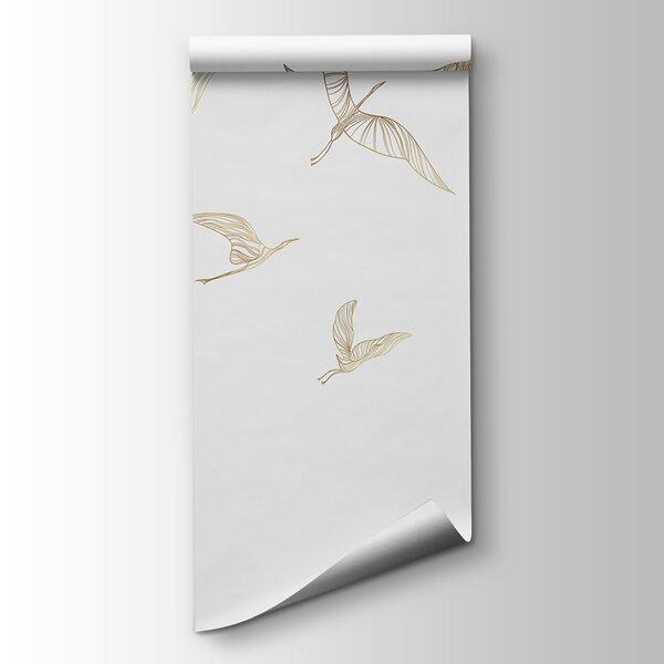 A group of birds flying