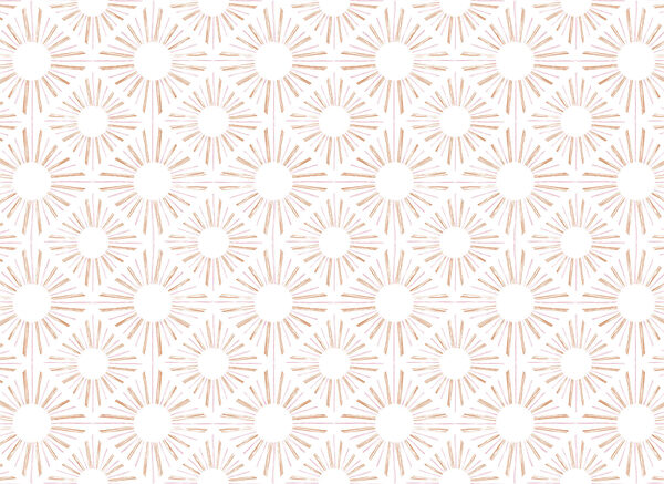 Pattern of orange and white lines