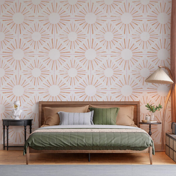 Μοτίβο πορτοκαλί και λευκών γραμμών