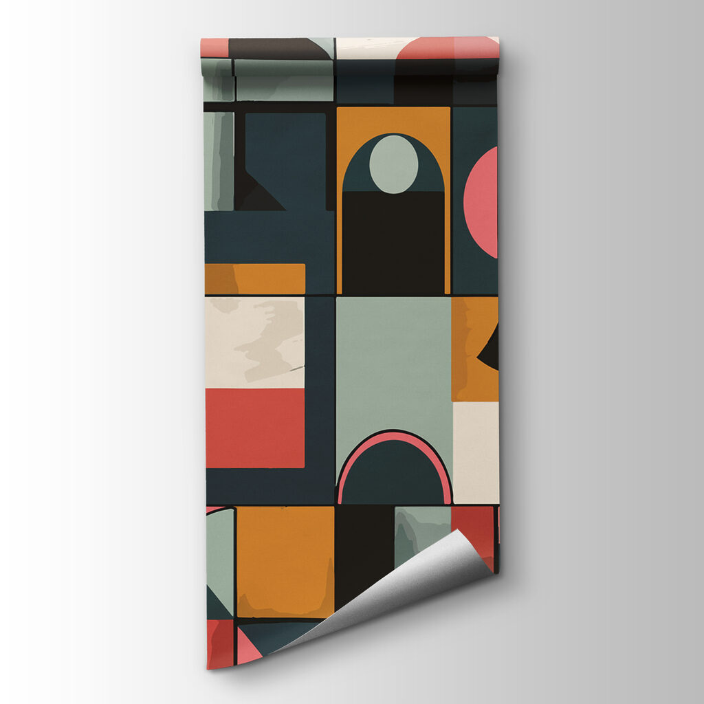 Colorful pattern with different shapes Colorful pattern with different shapes