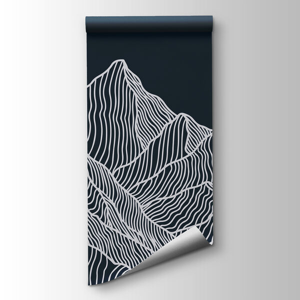 A white lines on a mountain A white lines on a mountain