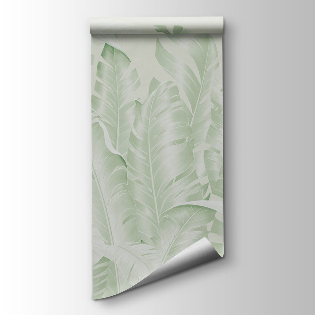 Group of leaves on a white background