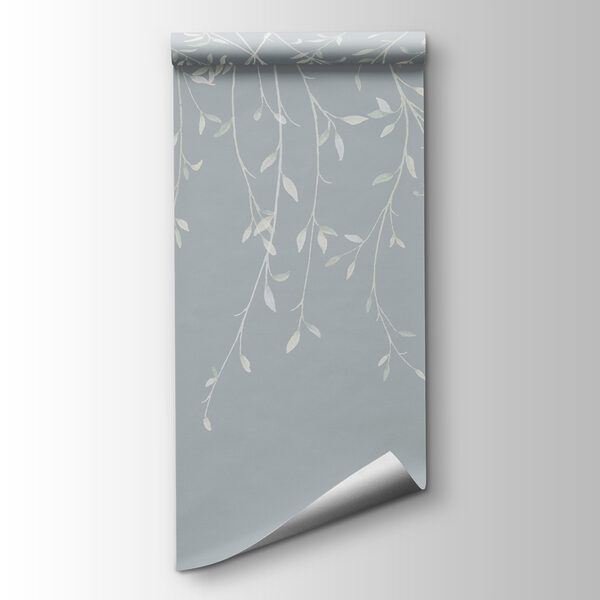 White branches with leaves on them