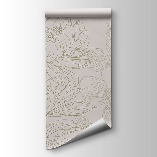 Drawing of flowers and leaves