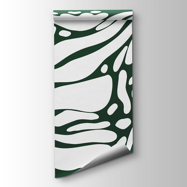 White and green pattern