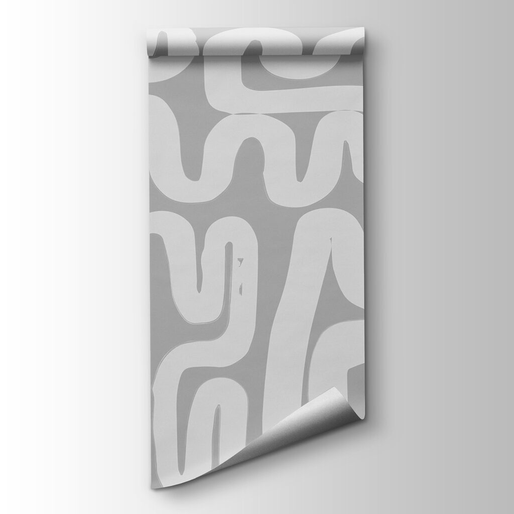 Maze with white lines