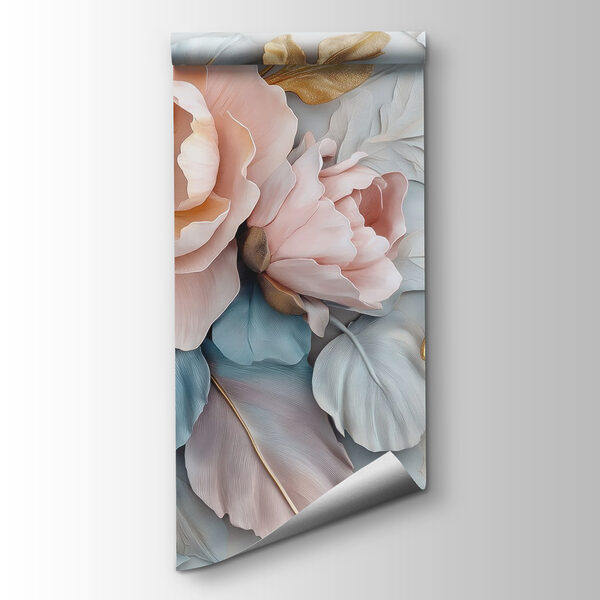 Group of flowers and leaves Group of flowers and leaves