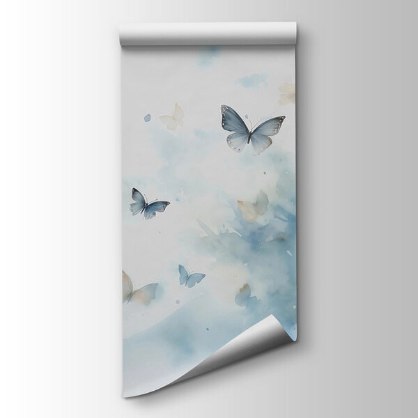 Group of butterflies flying in the sky