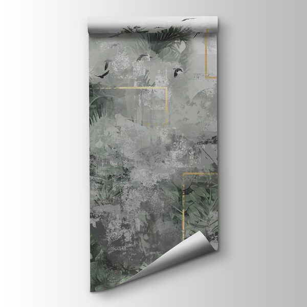 Painting of a tropical forest