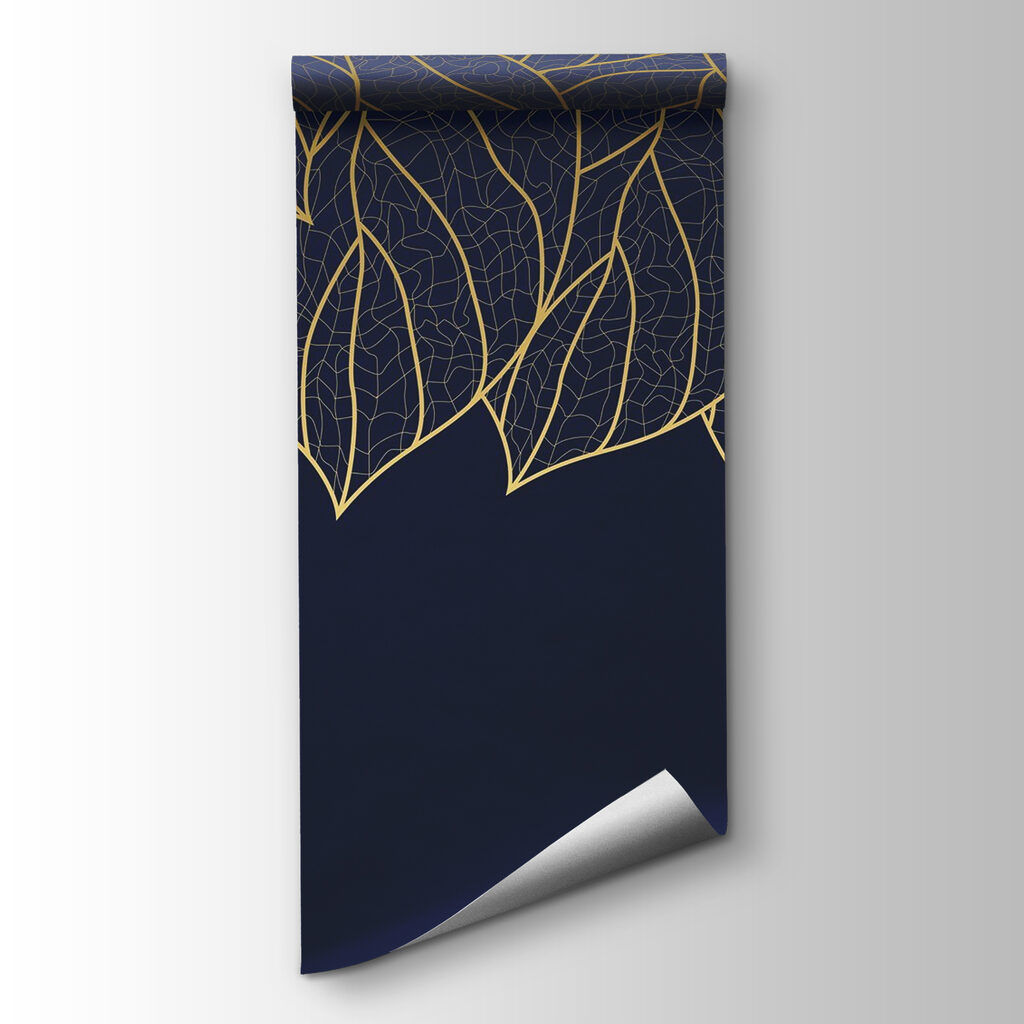 Elegant leaf pattern on dark background Elegant leaf pattern on dark background
