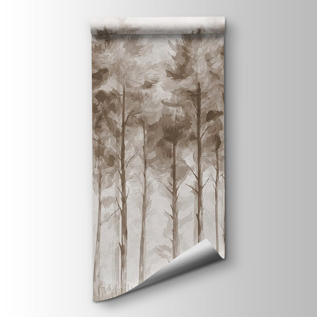 Group of trees in a forest