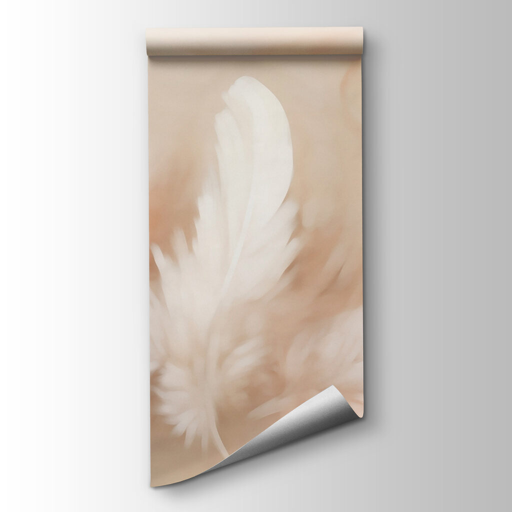 Group of white feathers