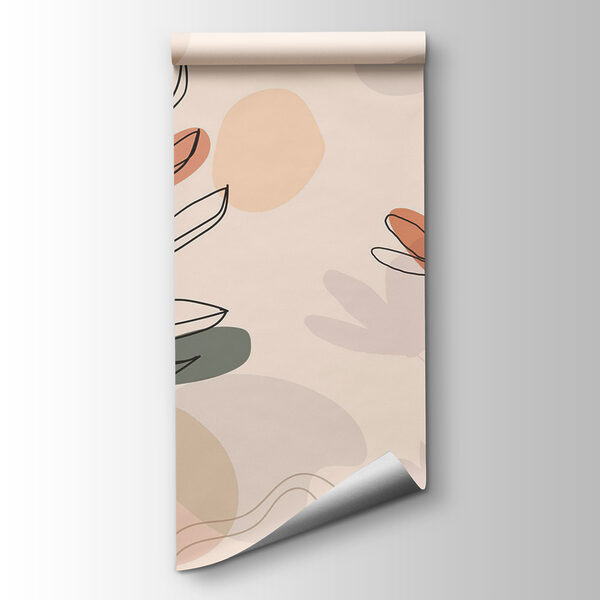 Drawing of leaves and flowers