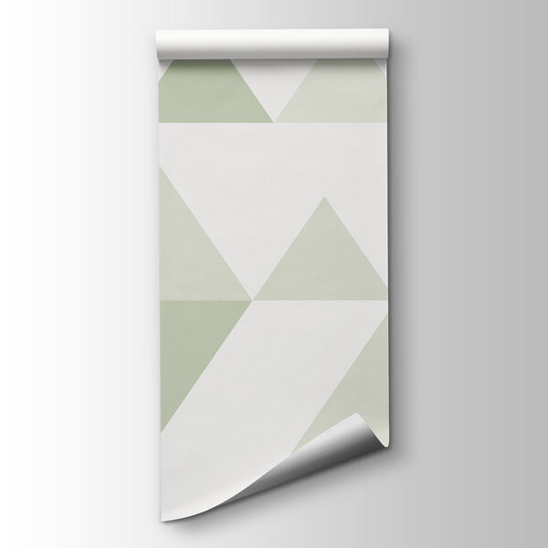 Group of triangles in a row