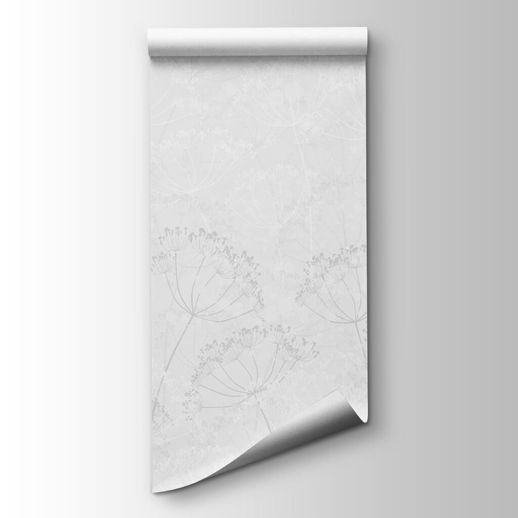 White background with flowers White background with flowers