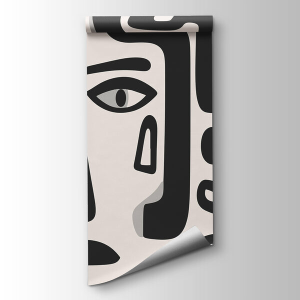 Black and white pattern with different shapes