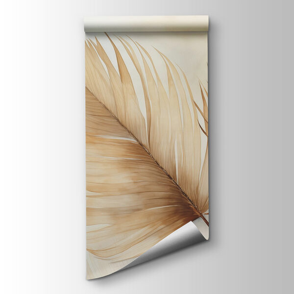 Delicate leaves in soft hues