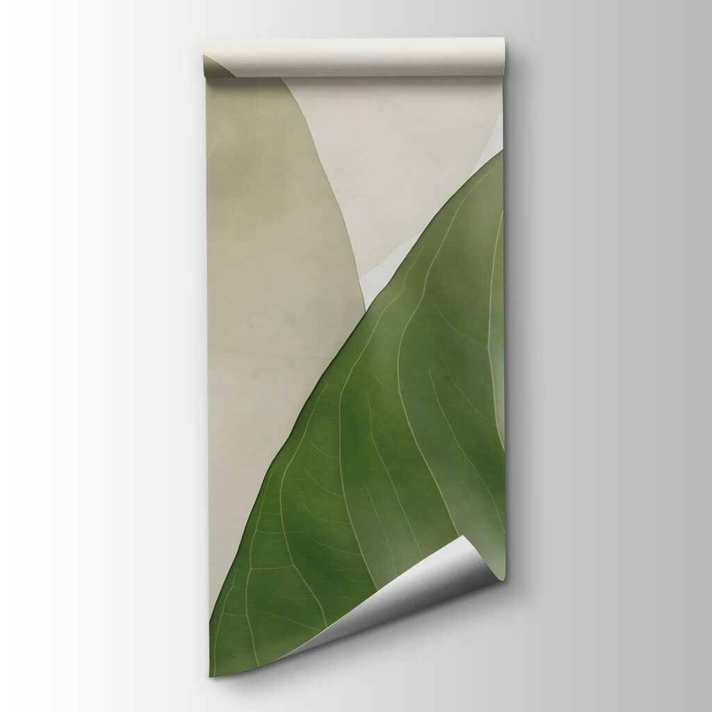 Elegant leaves in soft hues