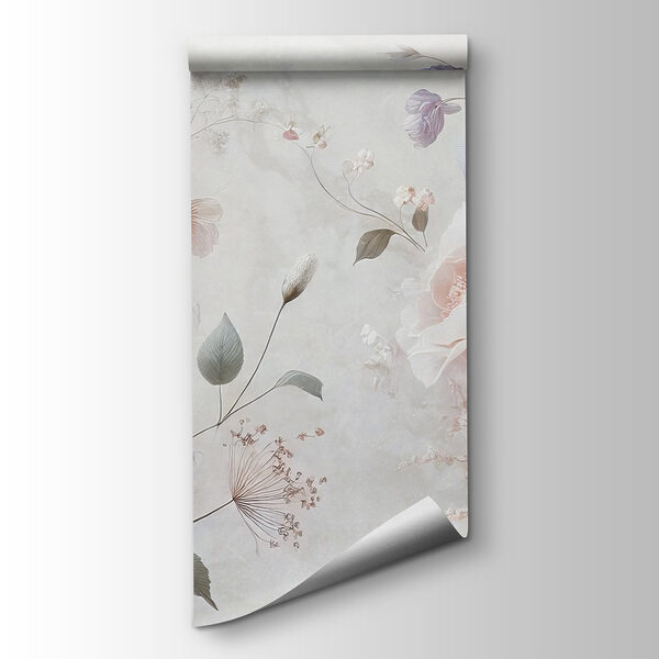 Delicate blooms in soft pastel hues