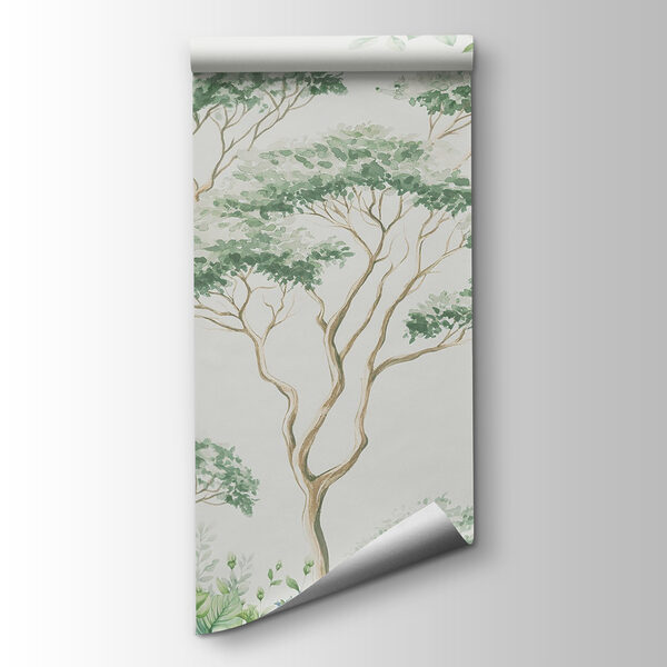 Painting of trees and plants