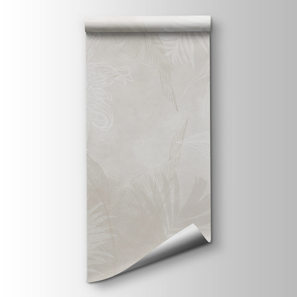 White background with leaves White background with leaves