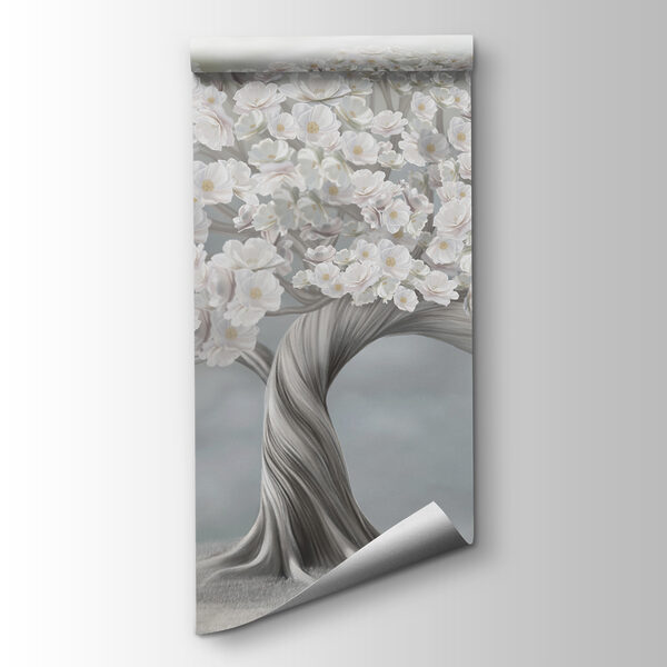 Tree with white flowers