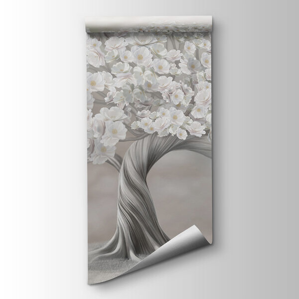 Tree with white flowers