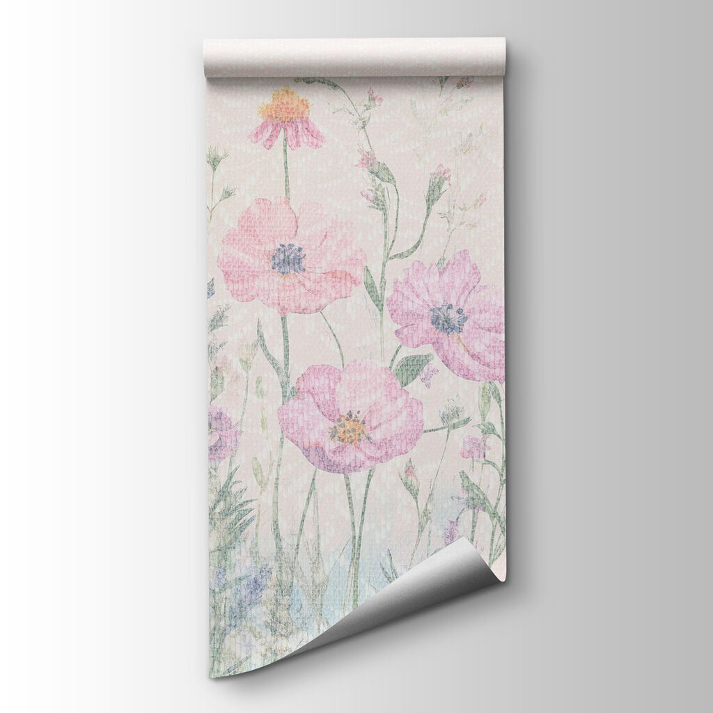 Delicate blooms in soft pastel hues