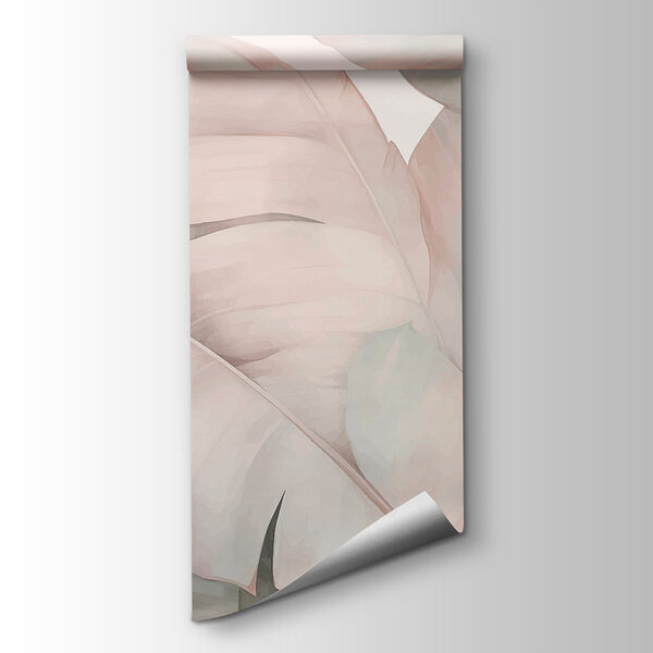 Soft hues of tropical leaves