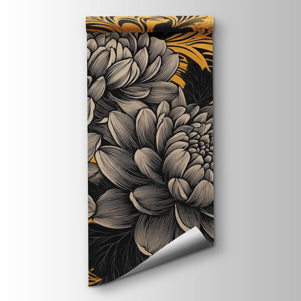 Majestic blooms in intricate design