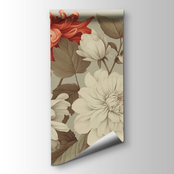 Vibrant blooms in soft hues