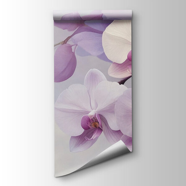 Delicate orchids in soft hues