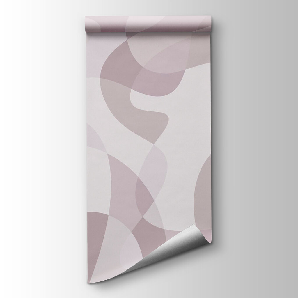 White and purple pattern