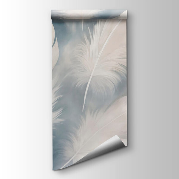 Group of white feathers