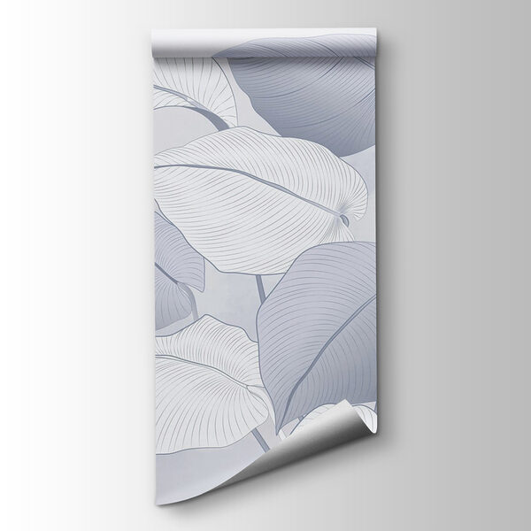 Delicate leaves in soft hues