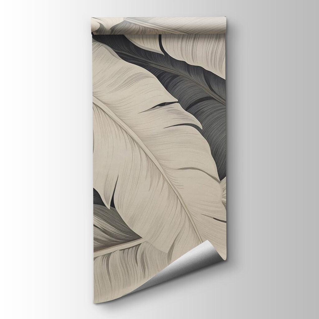 Soft textures of pale leaves