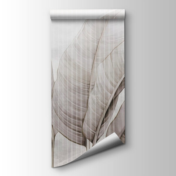 Delicate leaves in soft hues