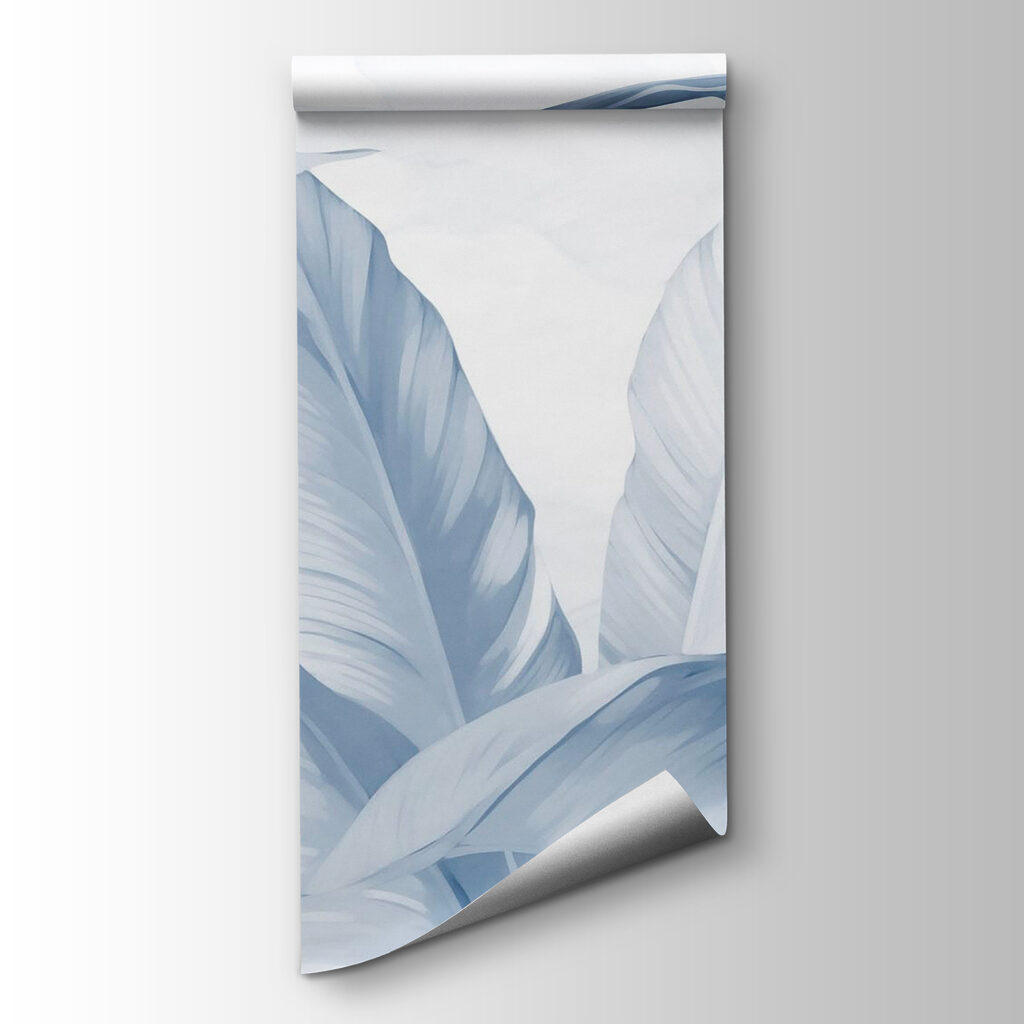 Lush leaves in soft hues