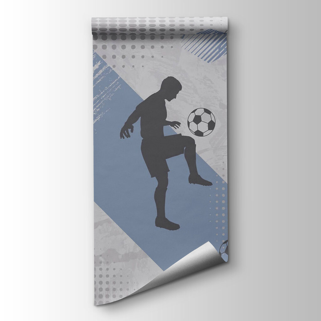 Group of men playing football