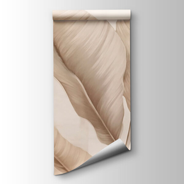 Soft leaves against a muted backdrop