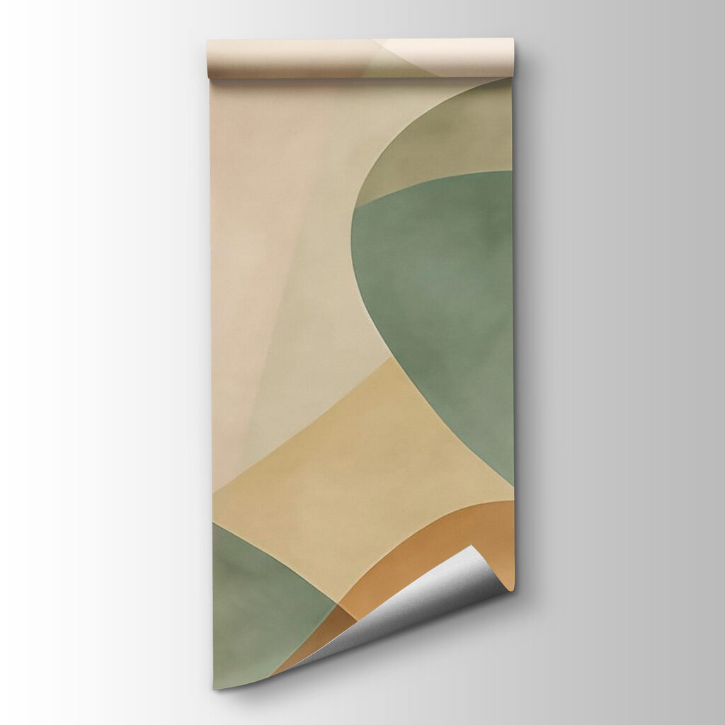 Abstract composition in soothing colors