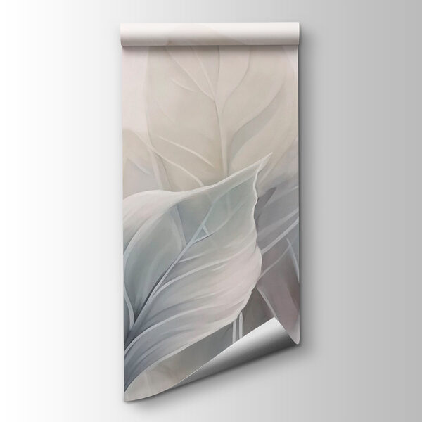 Delicate leaves in soft hues