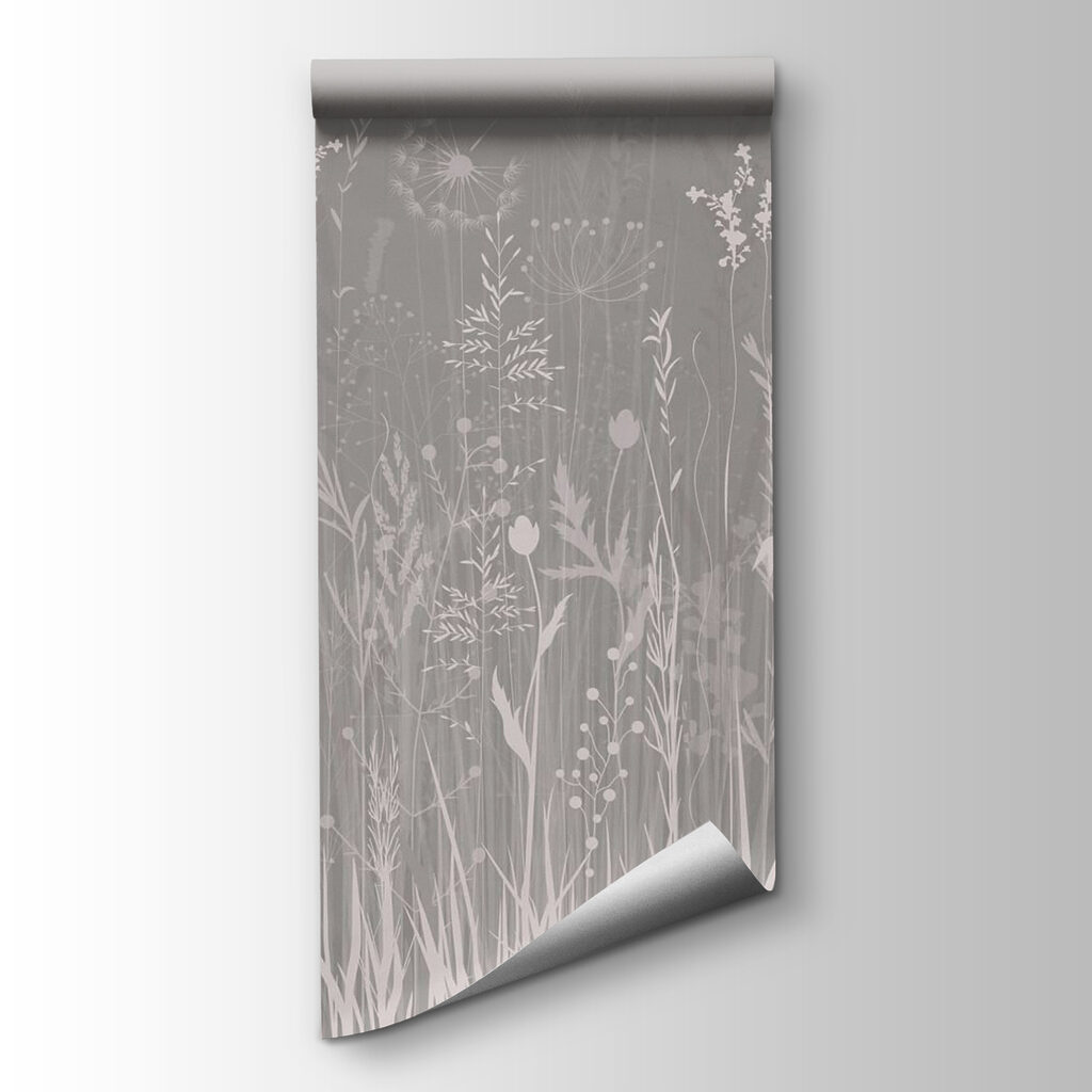 Field of grass with flowers