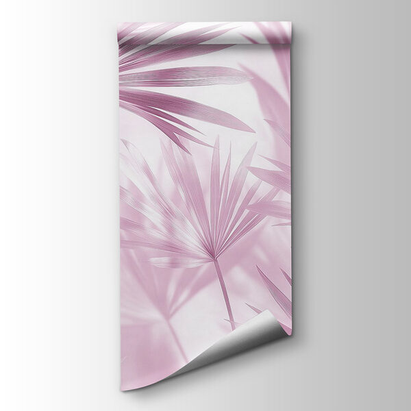 Soft pastel leaves creating gentle shadows