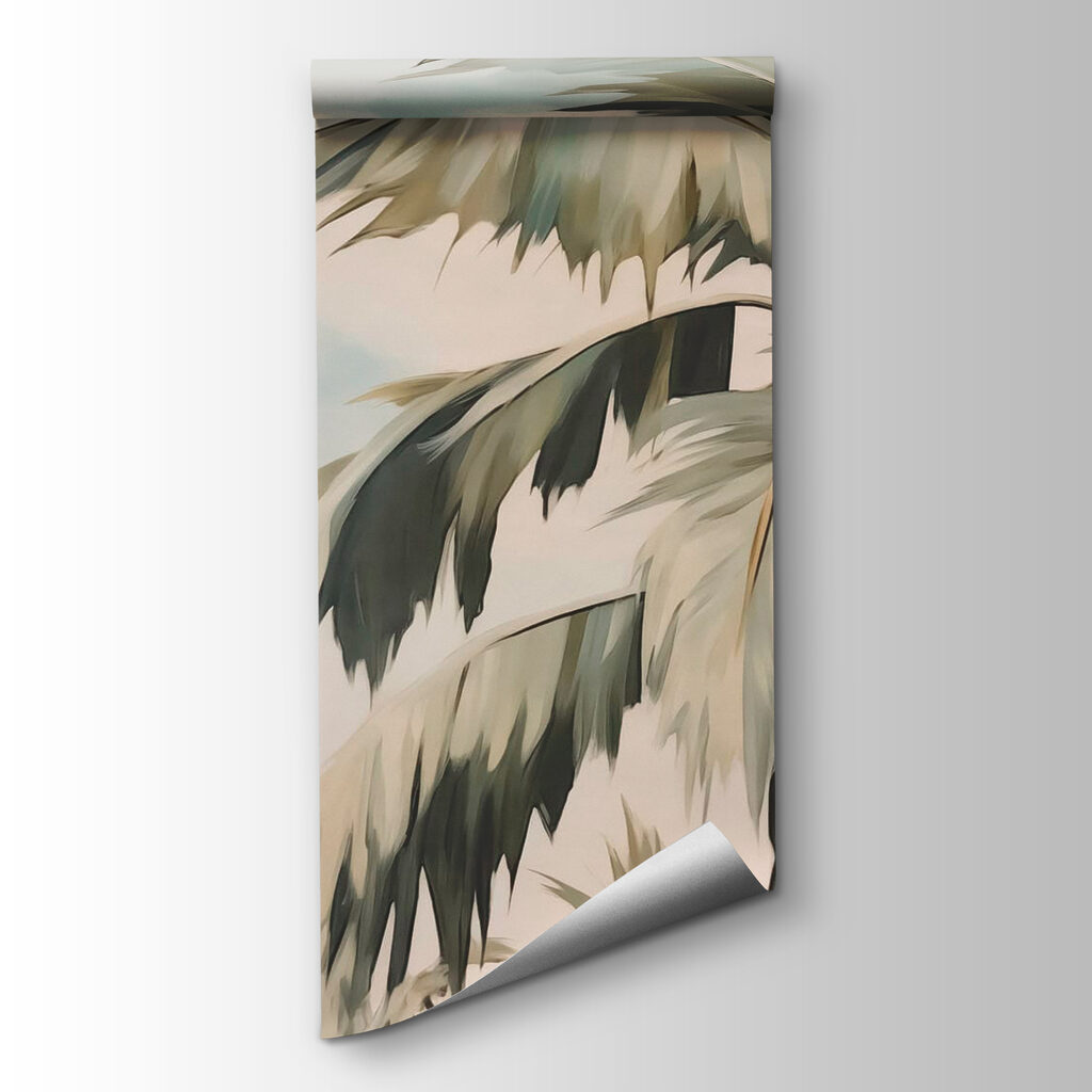 Palm tree with a fruit on it