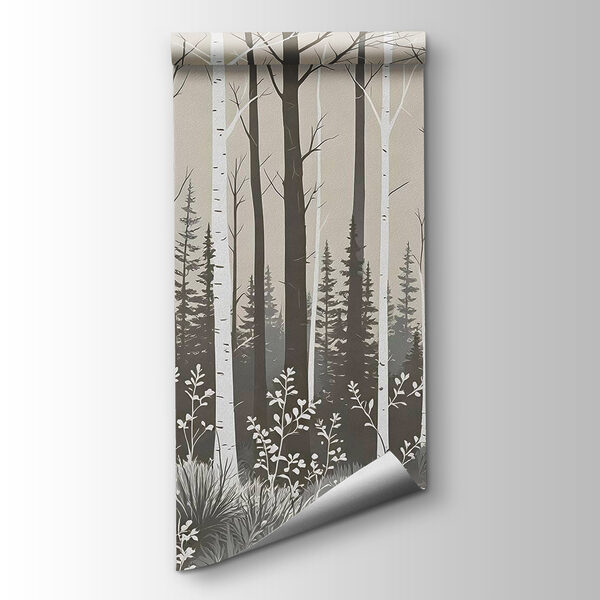 Forest of trees and bushes